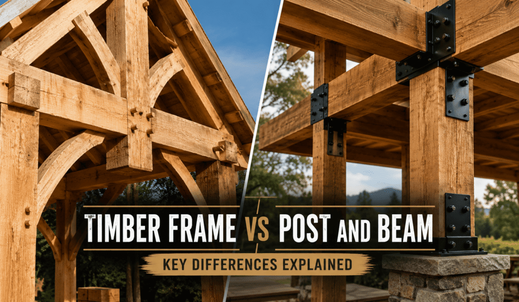 timber frame vs post and beam frame