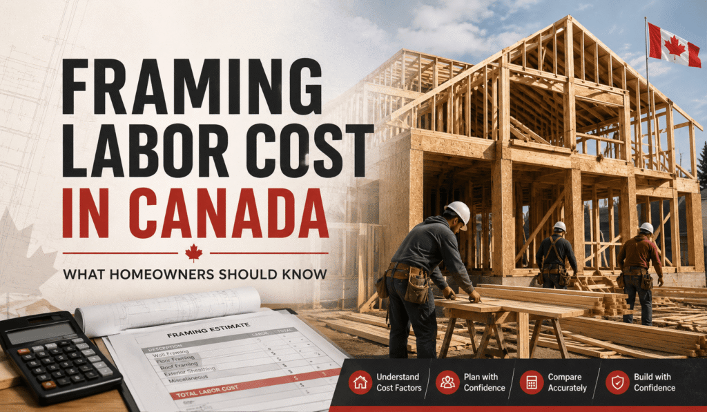 Framing Labor Cost in Canada: What Homeowners Should Know Before Building