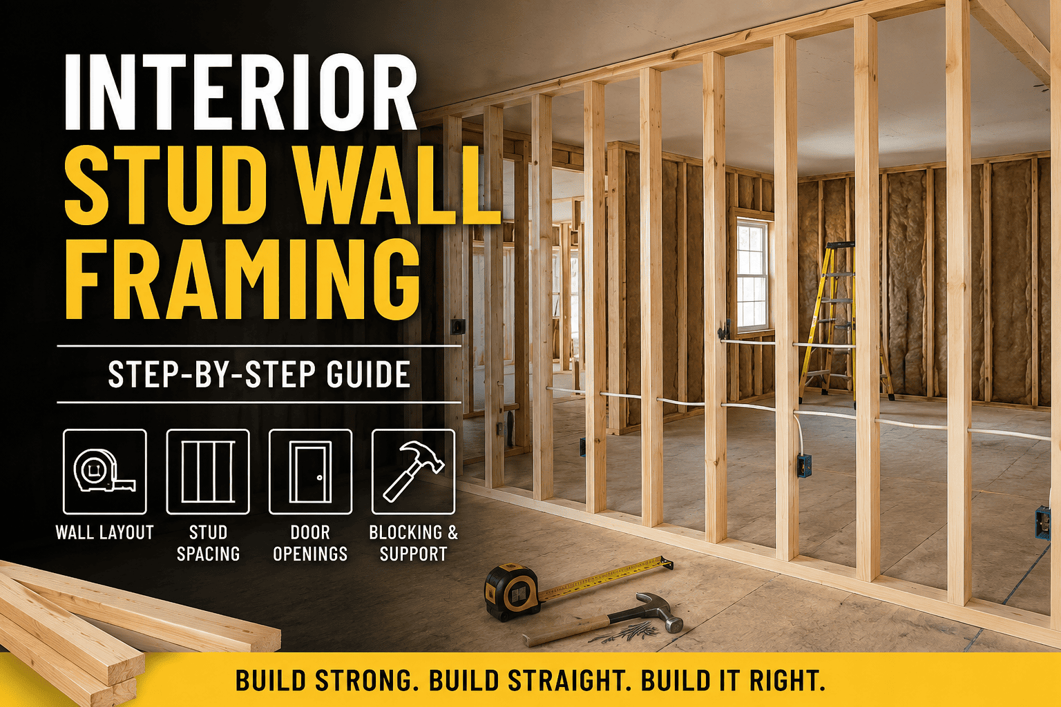 How to Frame an Interior Stud Wall