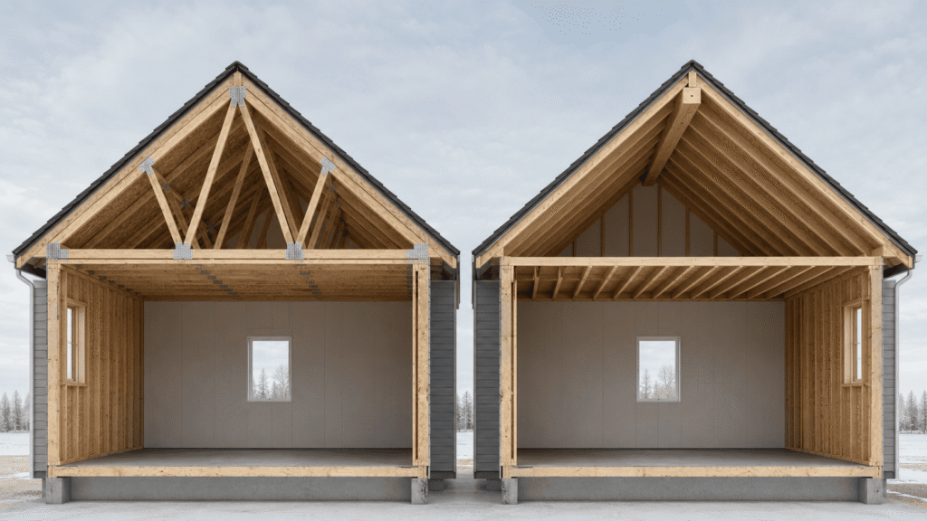 Truss vs. Rafter Framing: Which Is Better for Alberta Homes?