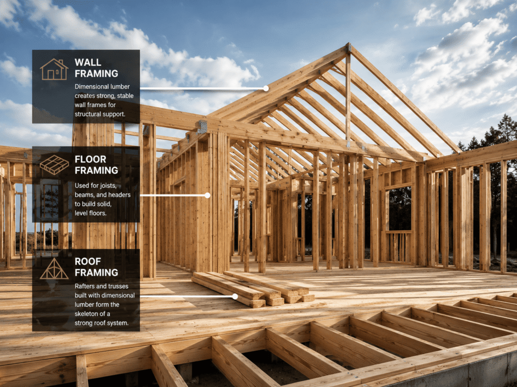 How to Choose and Store Framing Lumber for construction