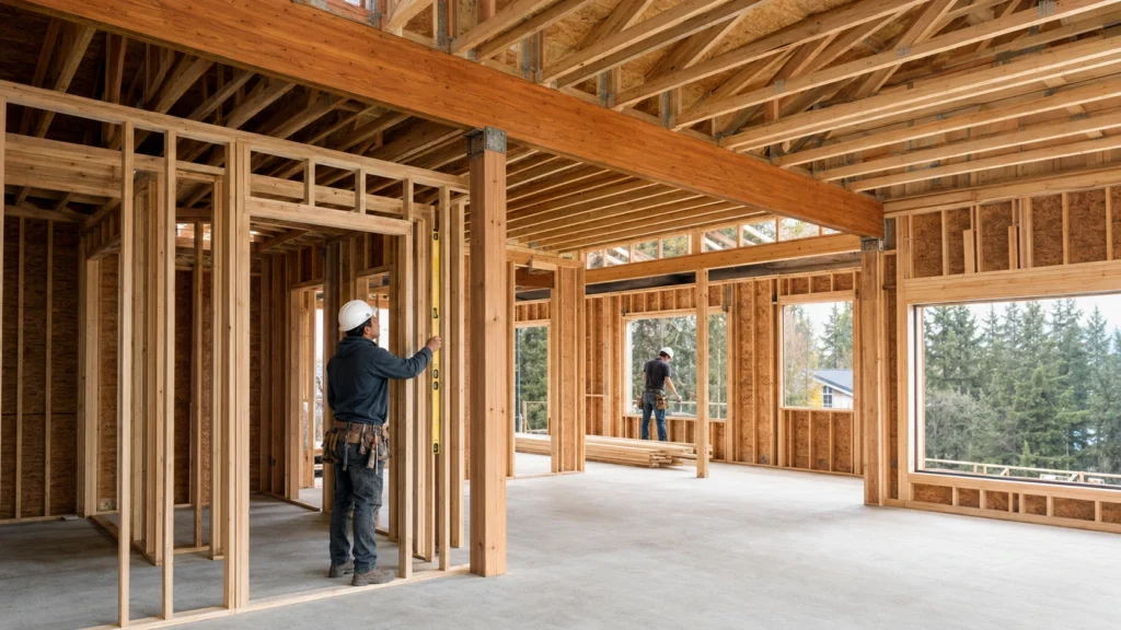 Wood framing Offers a Reliable Strength