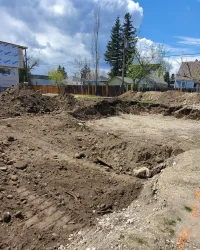 outdoor construction work