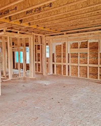 indoor wood framing